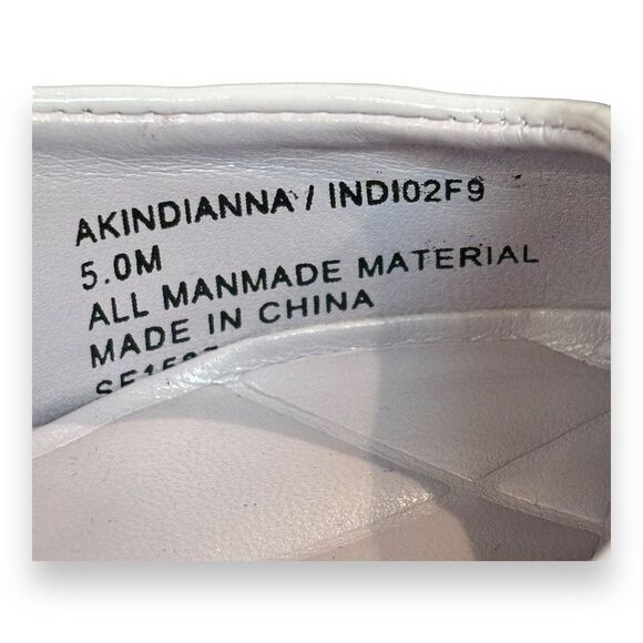 AK Anne Klein Womens Tan Indianna  Pointed Toe Slingback Heels Size 5M - Picture 9 of 9